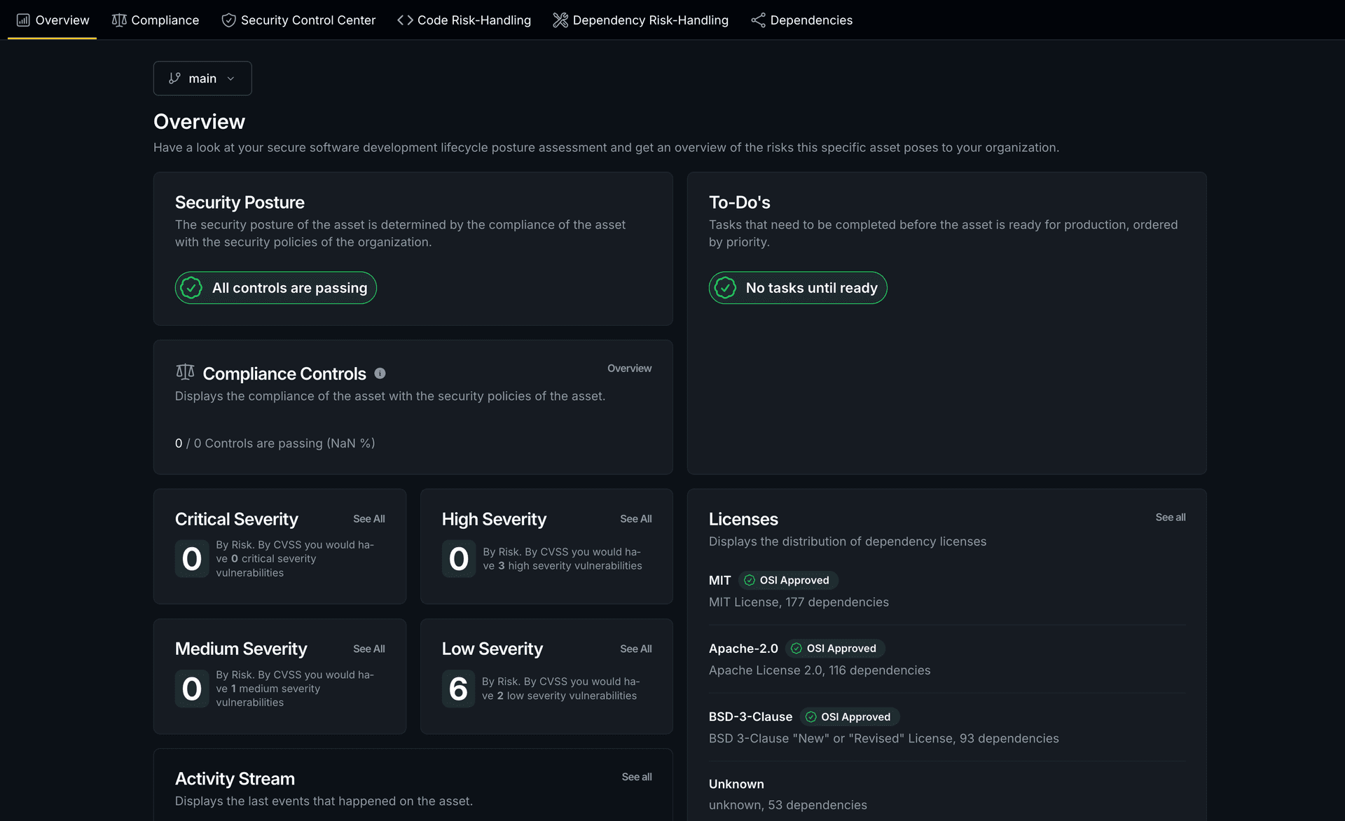 DevGuard - Sichere Softwareentwicklung & Compliance as Code Screenshot